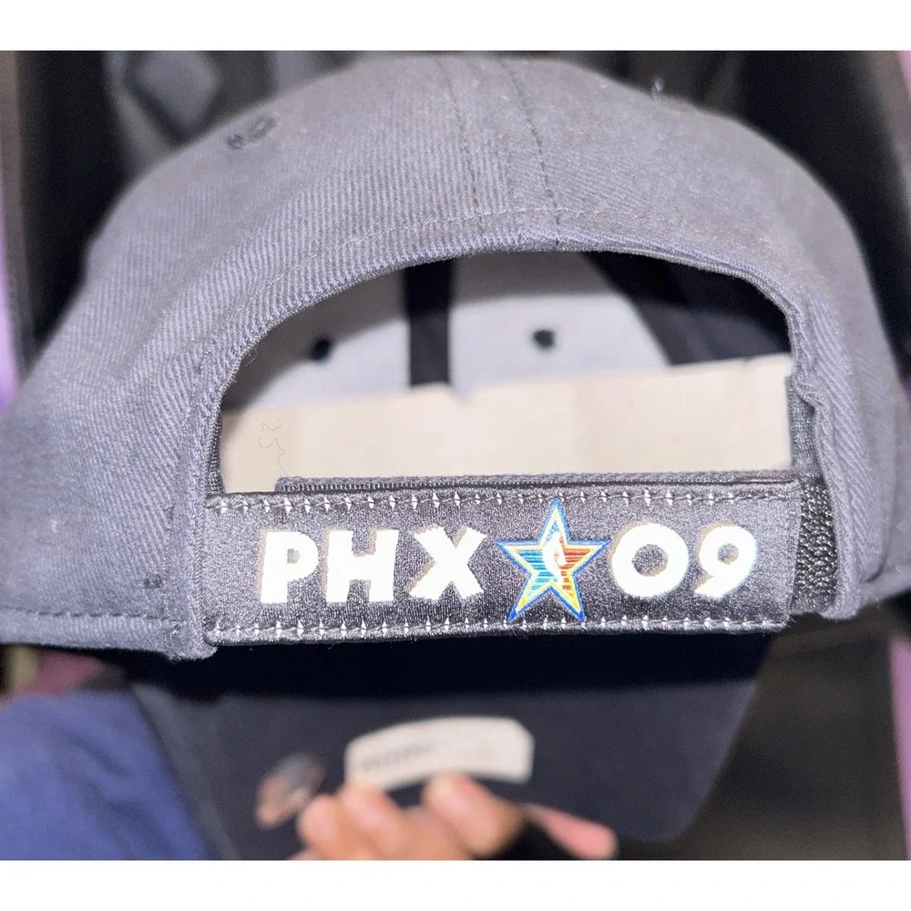 2009 NBA All-Star Game Phoenix Adidas Hat Cap ASG Black Strap‎ Back Adjustable